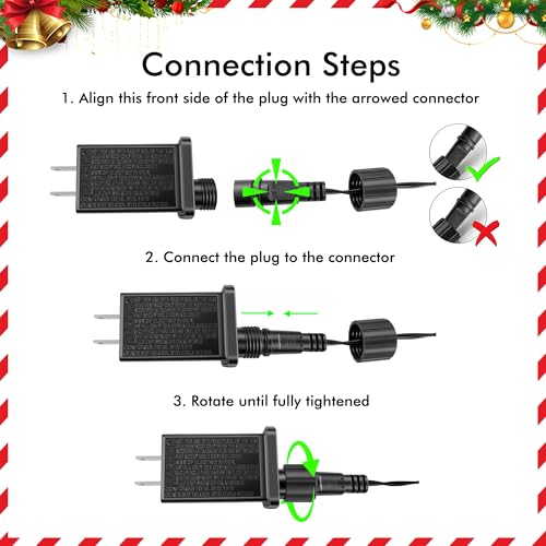 Red & Green Christmas Light Projector with Remote C397