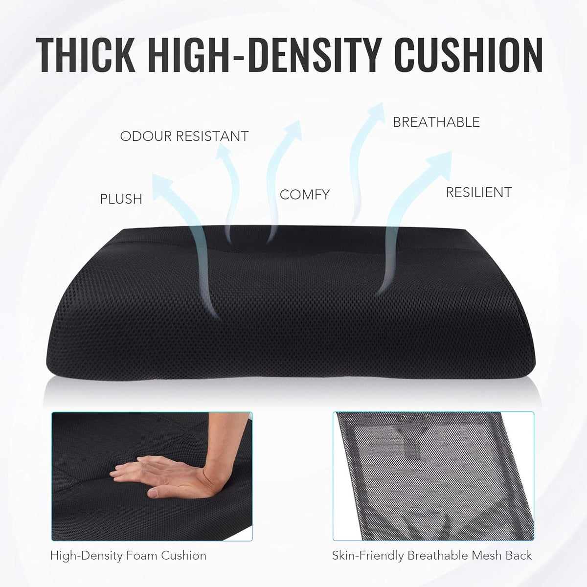 Black Ergonomic Mesh Office Chair with Lumbar Support G77740