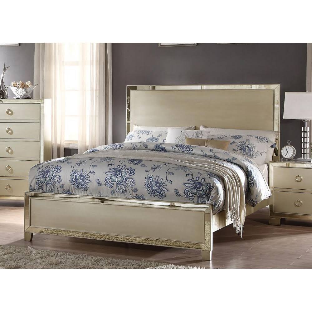 Champagne Eastern King Bed M375