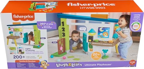 Baby Learning Toy Playhouse with 9 Pretend Play Accessories E6218
