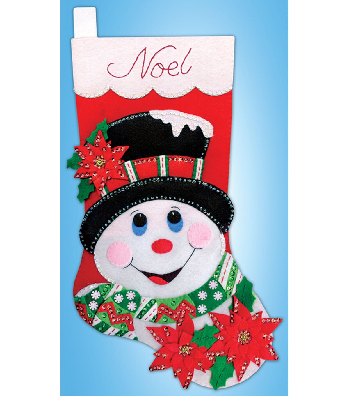 Felt Stocking Embroidery Kit E479300