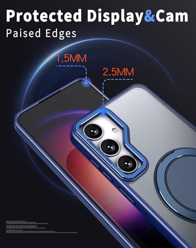 Purple Magnetic Kickstand Phone Case for Samsung Galaxy S22/S23 Ultra V624676