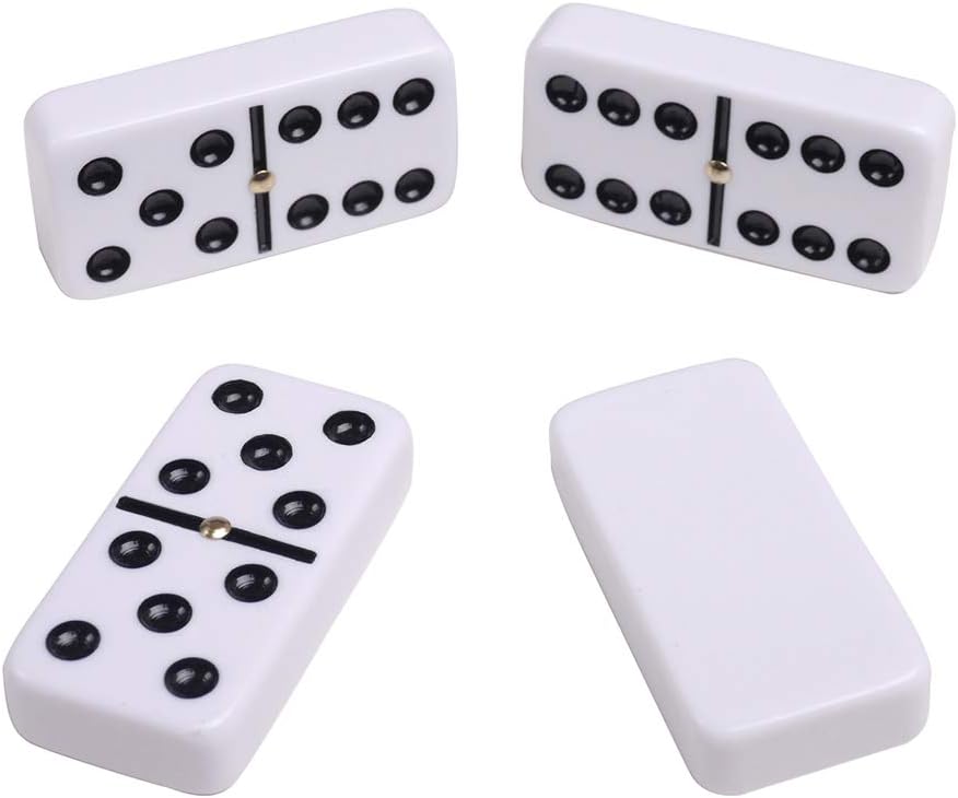 Pink Double 6 Domino Set Z76784