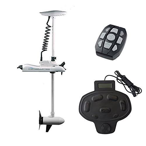 12V 55lbs Bow Mounted Electric Trolling Motor with Foot Control S994072