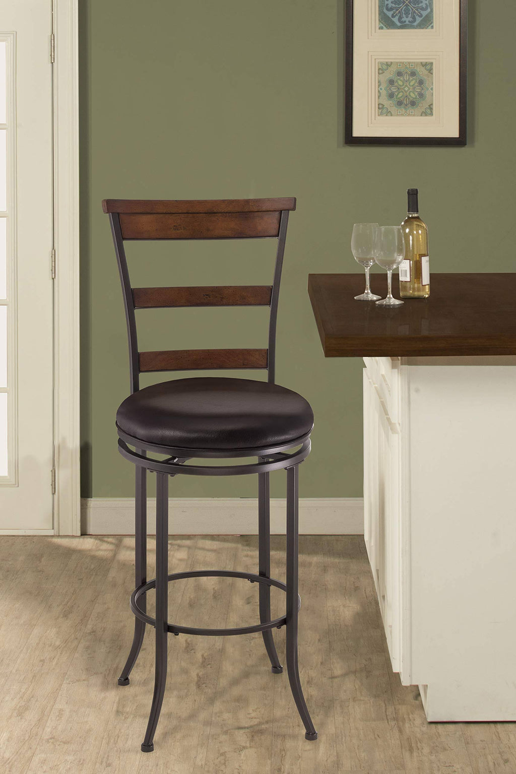 Swivel Ladder Back Bar Stool G4116