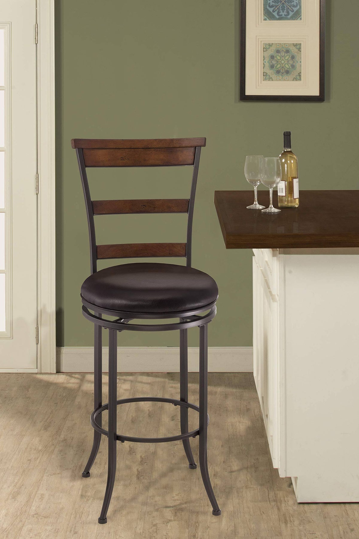 Swivel Ladder Back Bar Stool G4116