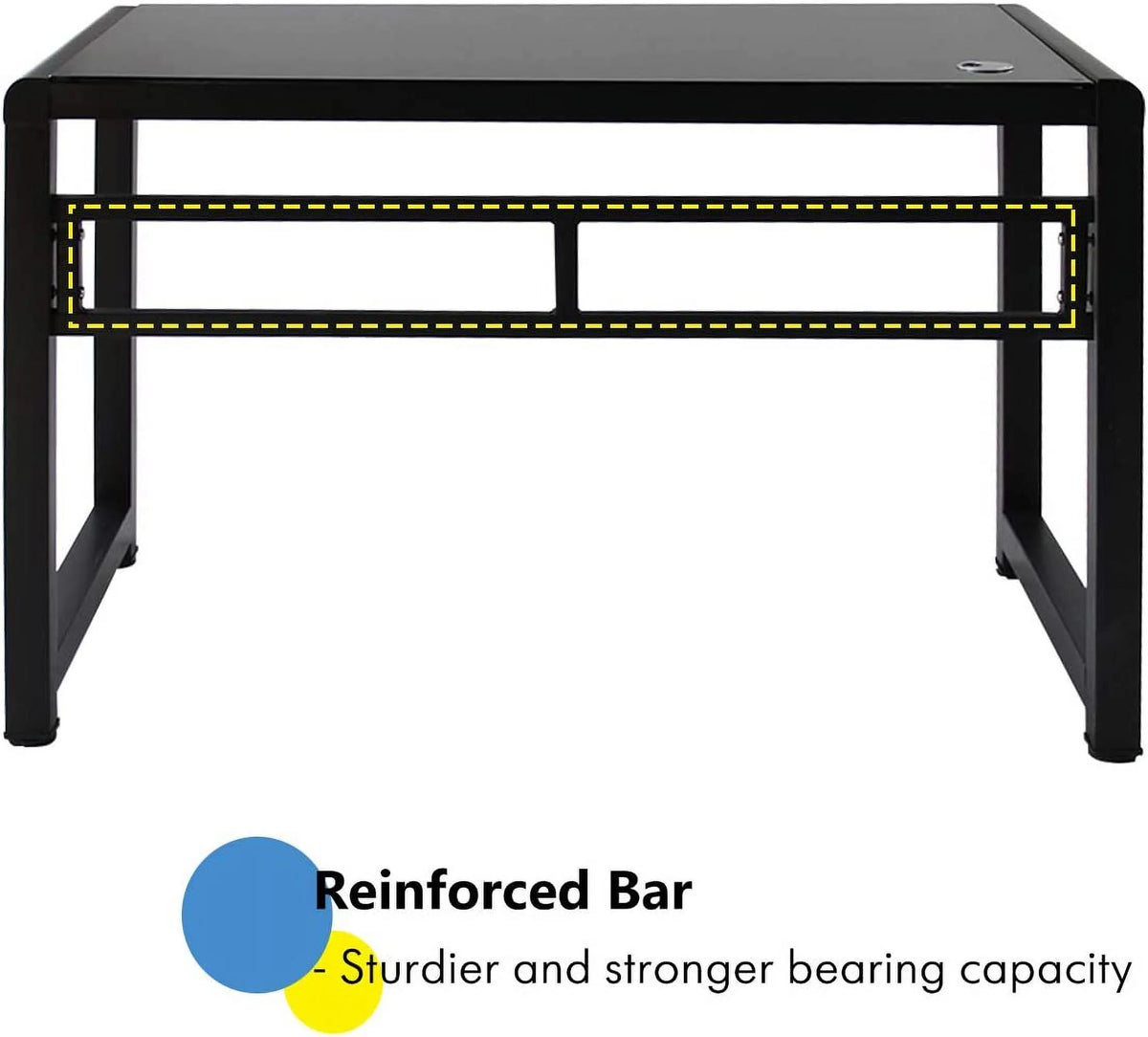 Tempered Glass Computer Desk J23427