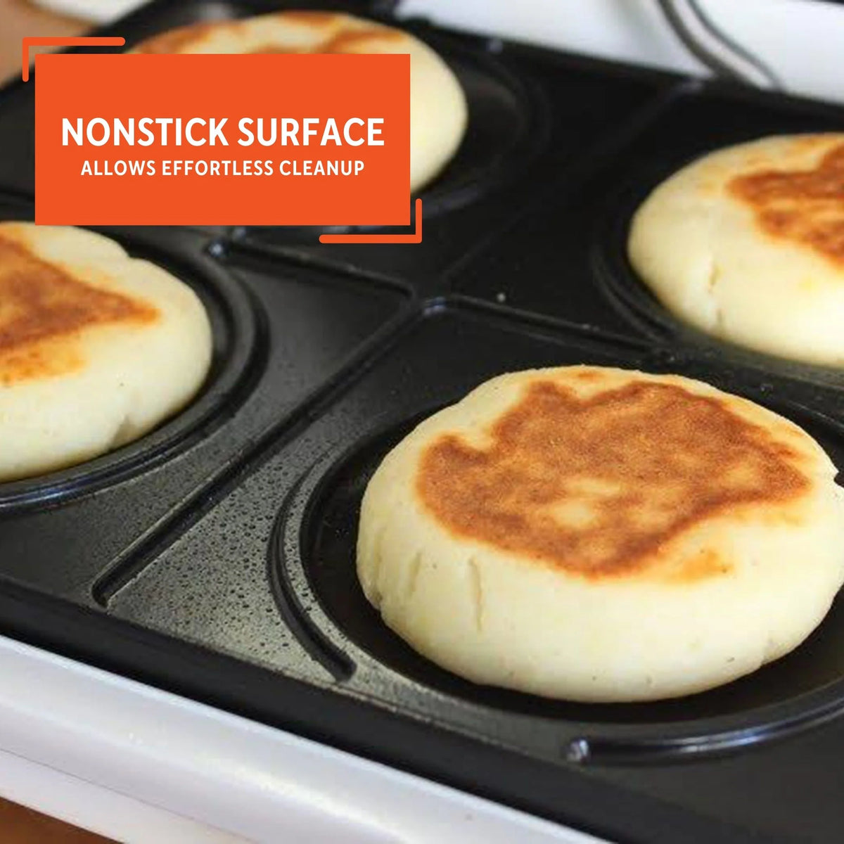 White 4 Slot Electric Arepa Maker N926