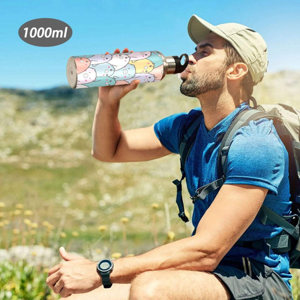 Stainless Steel Vacuum Insulated Water Bottle with Straw Lid 20 OZ O624