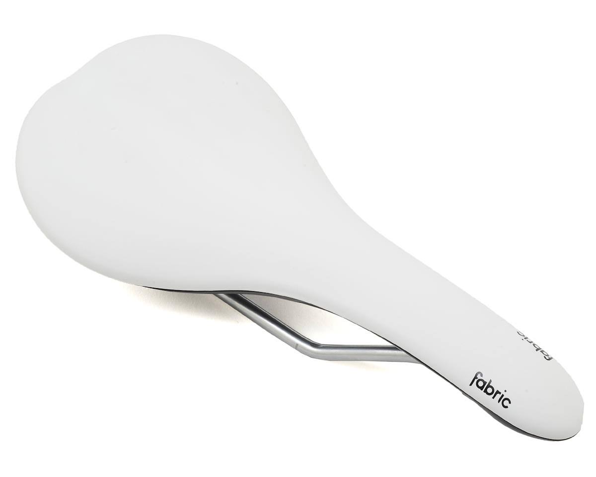 Fabric Flat Saddle White Black V675754