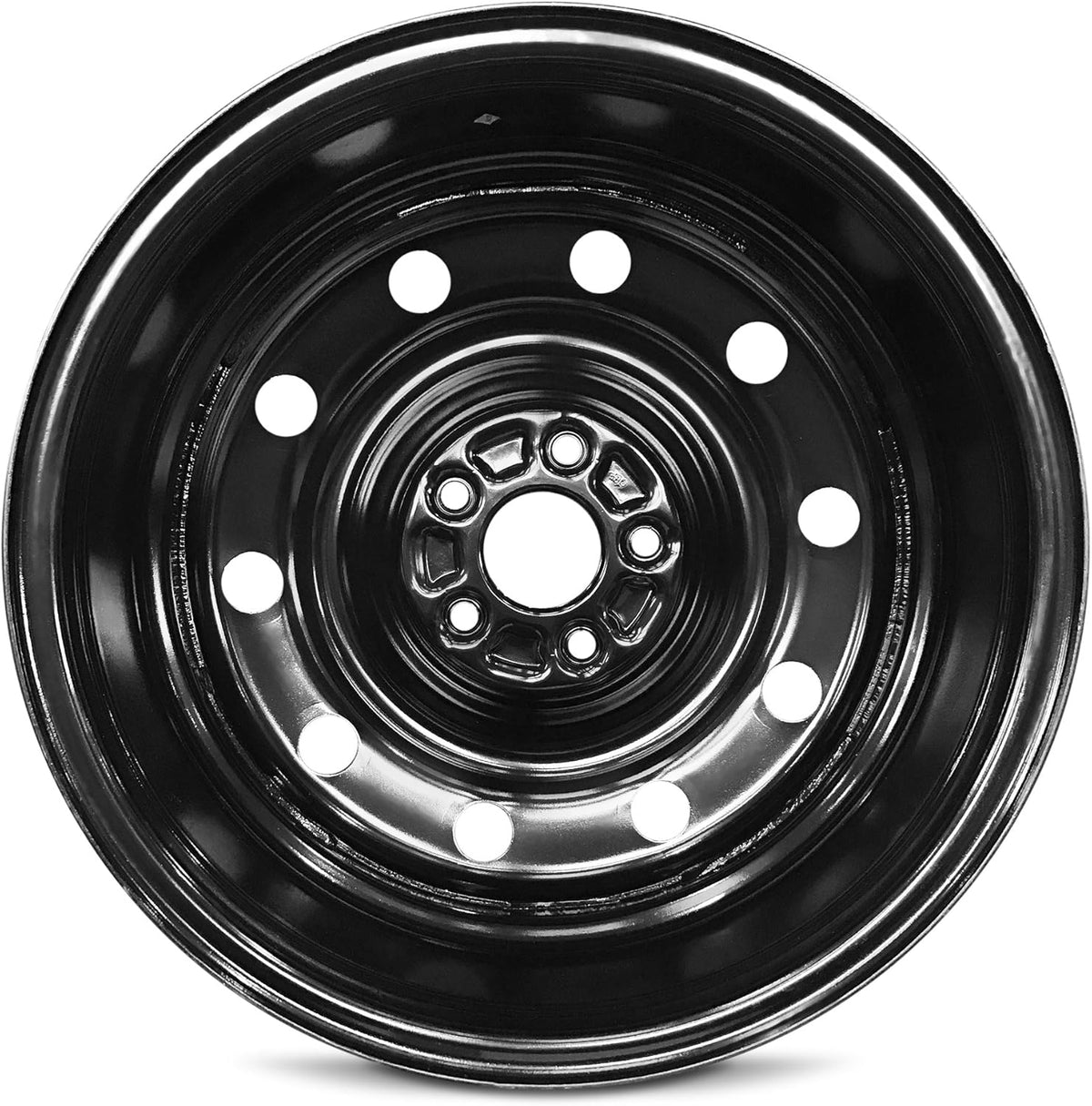 17 Inch 5 Lug Black Steel Rim H92565