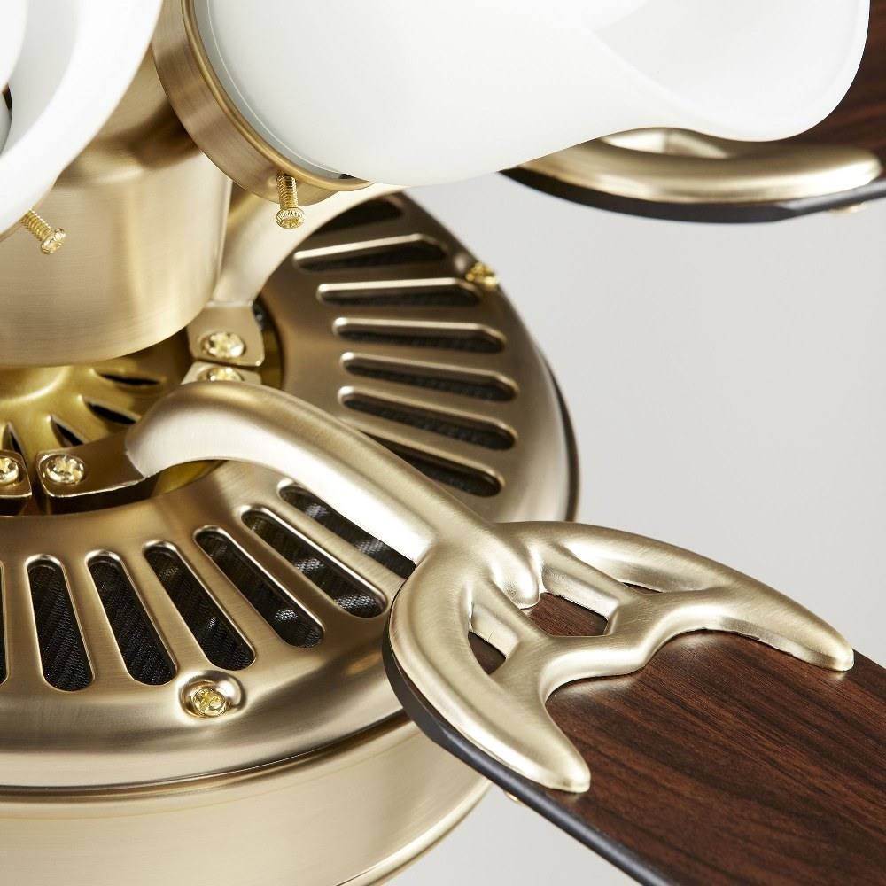Toasted Sienna Amber Scavo Ceiling Fan Y97133