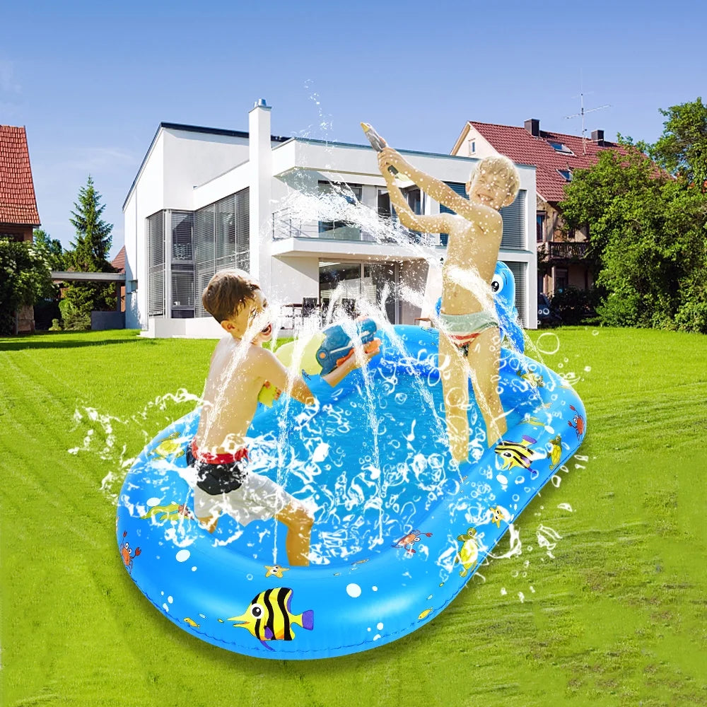 Inflatable Sprinkler Pool 170 * 101cm / 67 * 40in B434