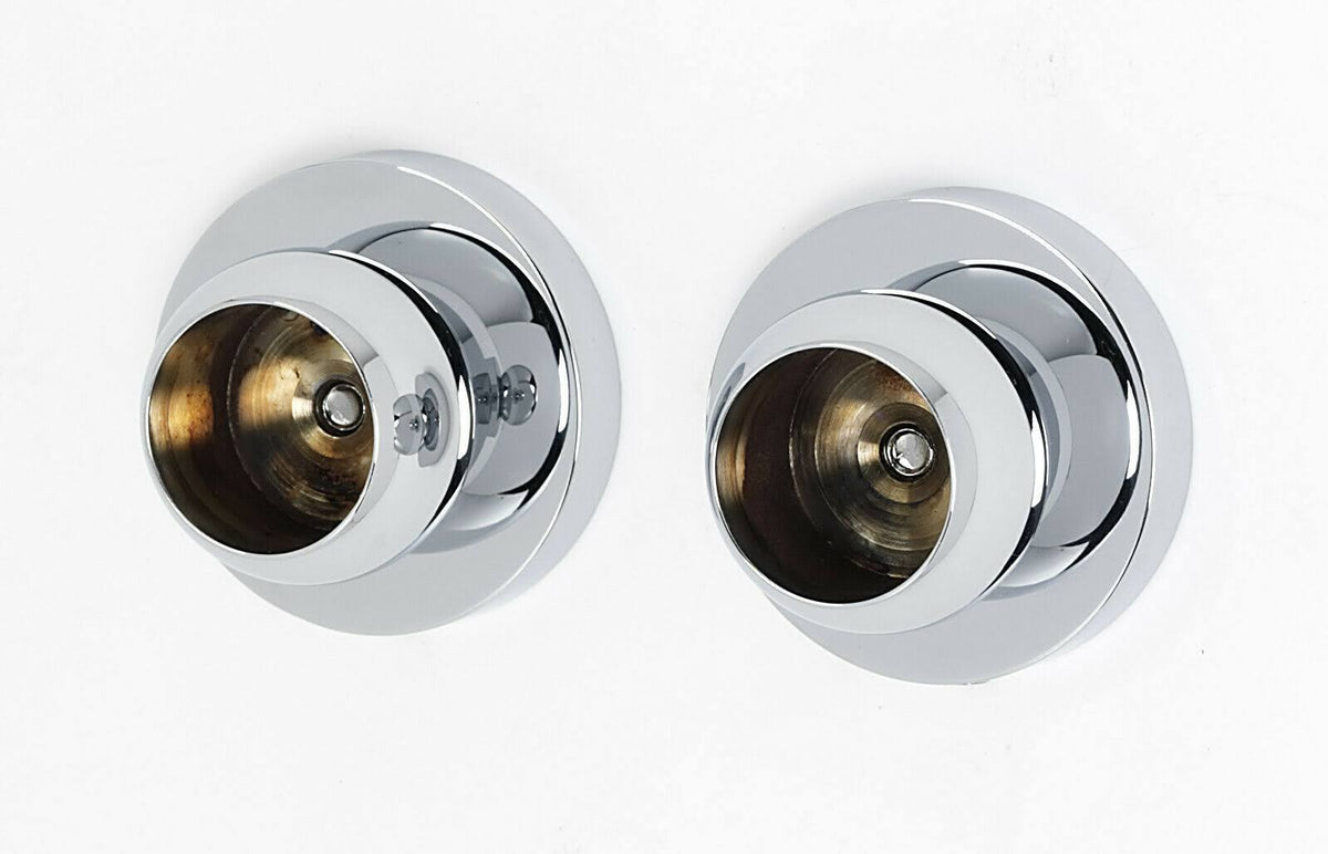 Polished Chrome Shower Rod Brackets Z626305
