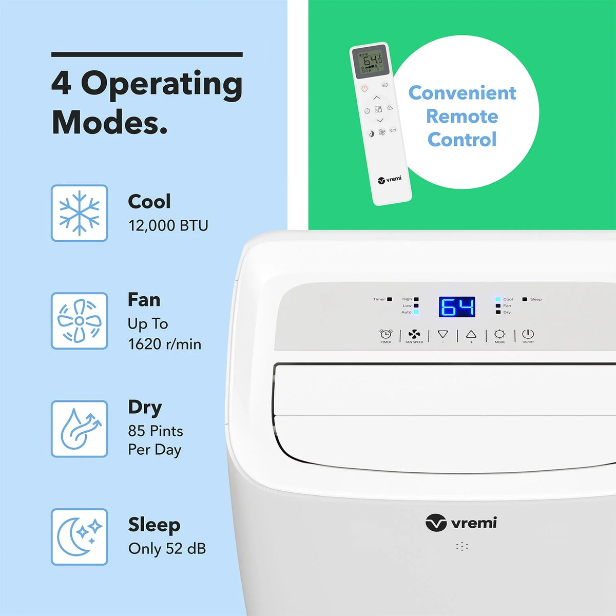 12000 BTU Portable Air Conditioner C82318