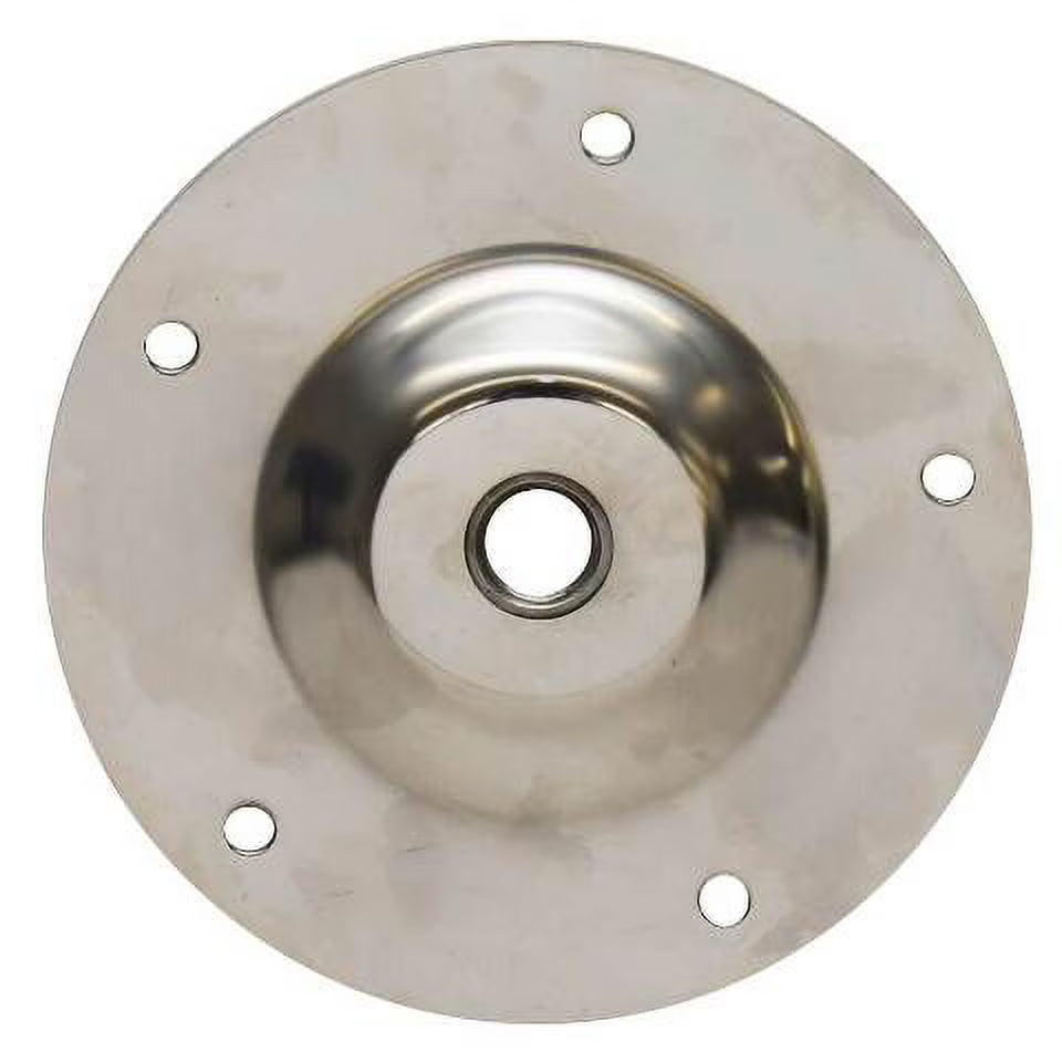6 3/8 Inch Polished Stainless Steel Boat Ski Pylon Base X66198