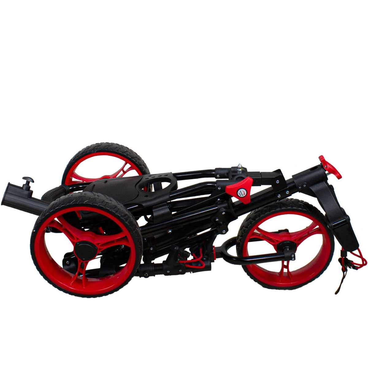 Black and Red 3 Wheel Golf Bag Push Cart Z10667