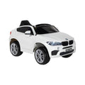 White 6V Ride-On Car with Rechargeable Battery K1952