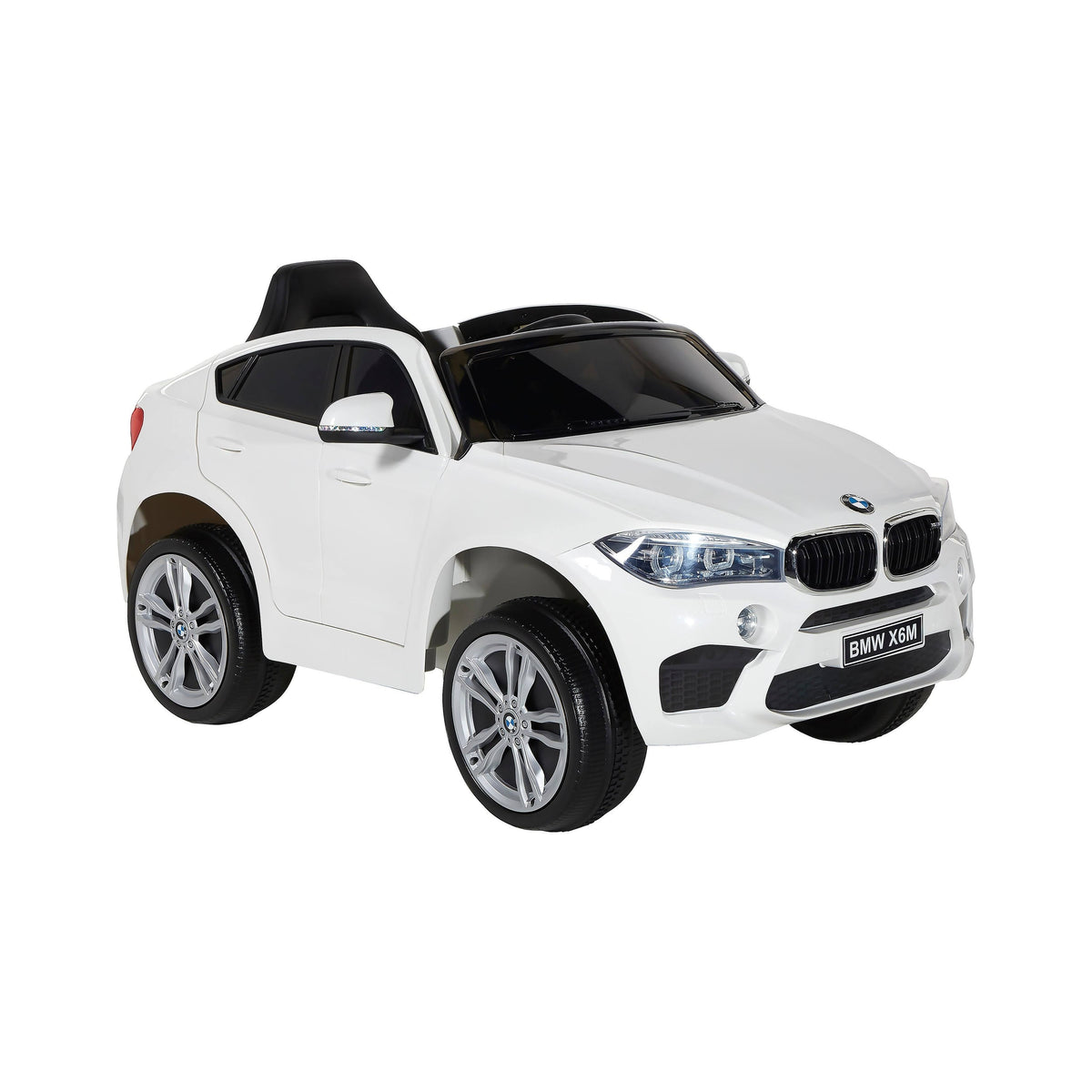 White 6V Ride-On Car with Rechargeable Battery K1952