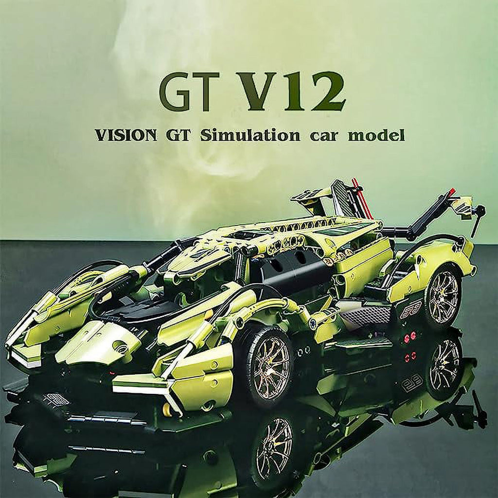 1:14 Scale MOC Building Blocks Car Model Toys, 1239 Pieces L453813