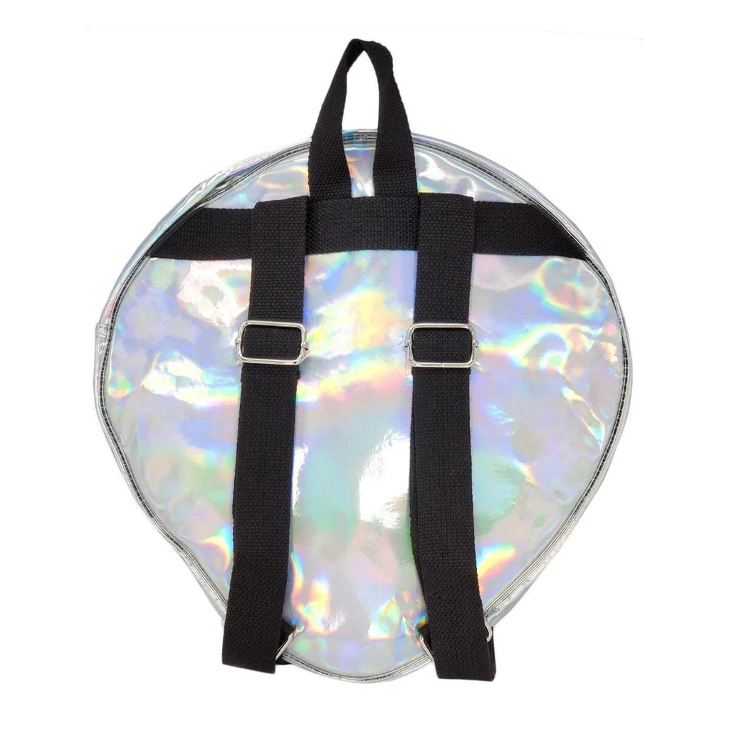 Green Alien Head Vinyl Backpack I2506