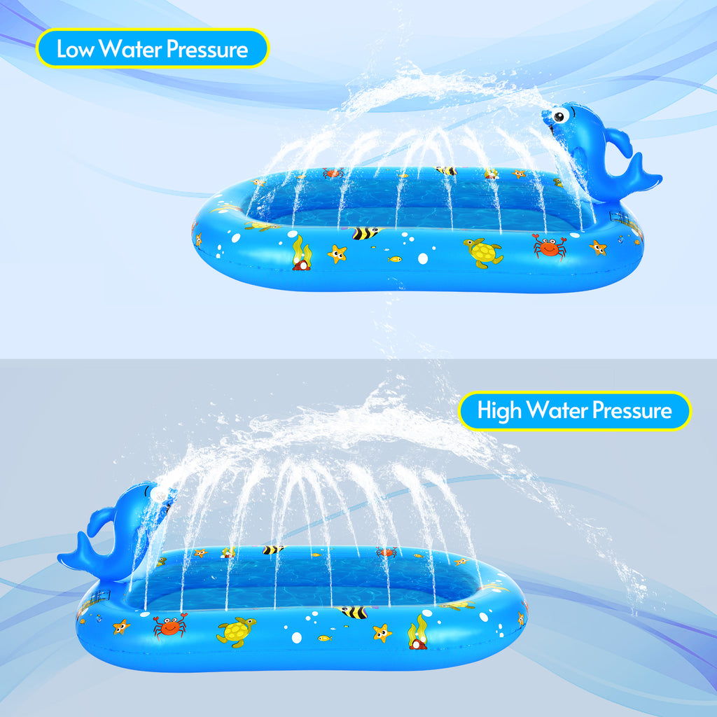 Inflatable Sprinkler Pool 170 * 101cm / 67 * 40in B434