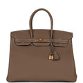 Etoupe Togo Leather Handbag G533878