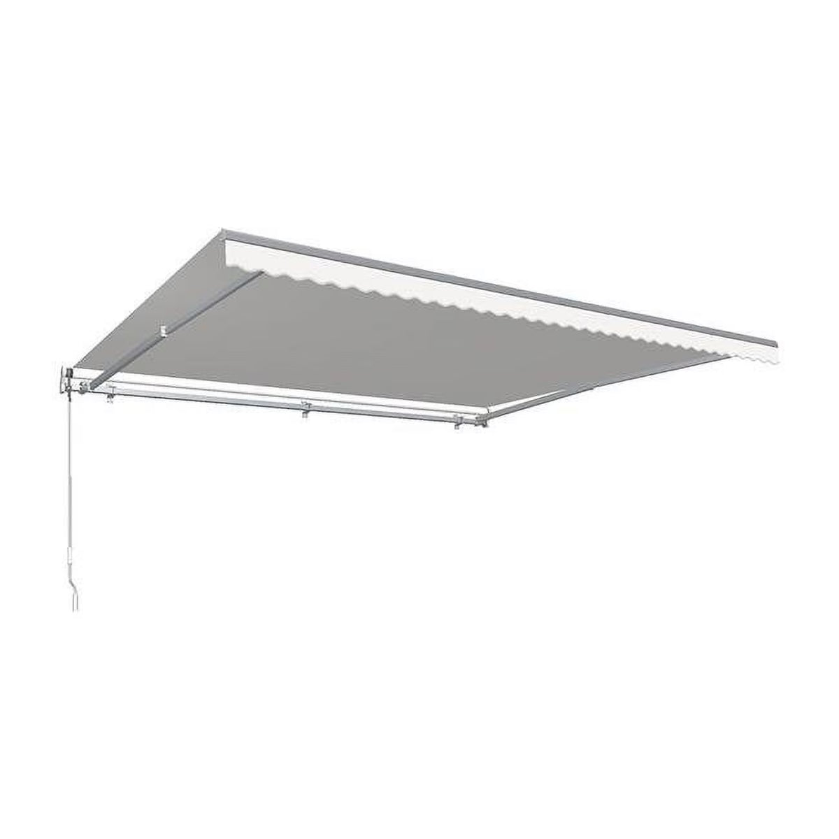 Off White 18 ft. Retractable Awning with Remote U378