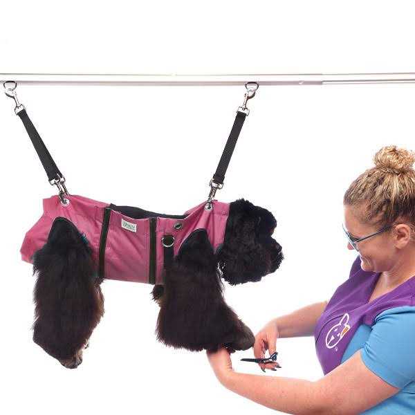 Pet Nail Grooming Hammock in Black C401924
