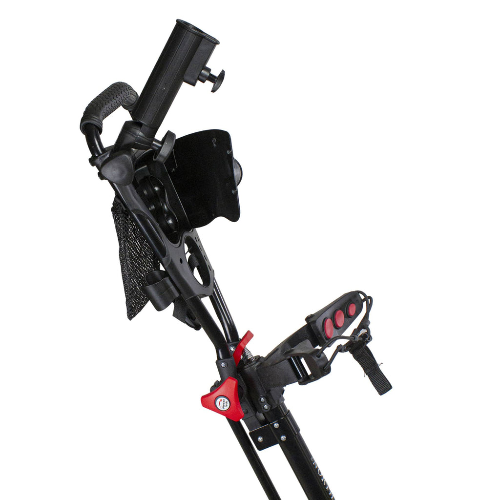 Black and Red 3 Wheel Golf Bag Push Cart Z10667
