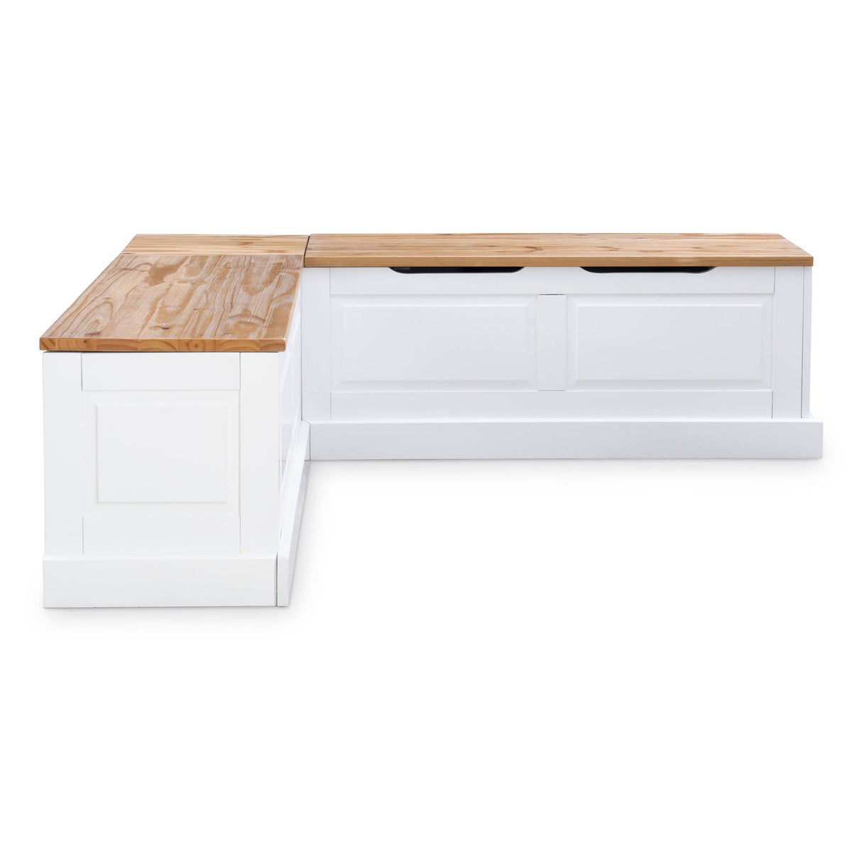 Natural Finish Breakfast Nook with Table and Storage, Seats 4 F2648