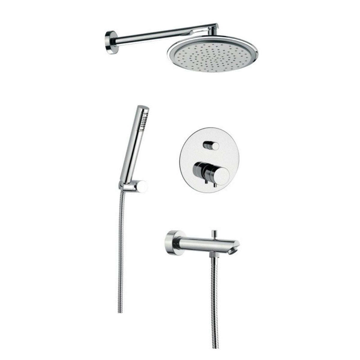 Chrome Shower System J7098