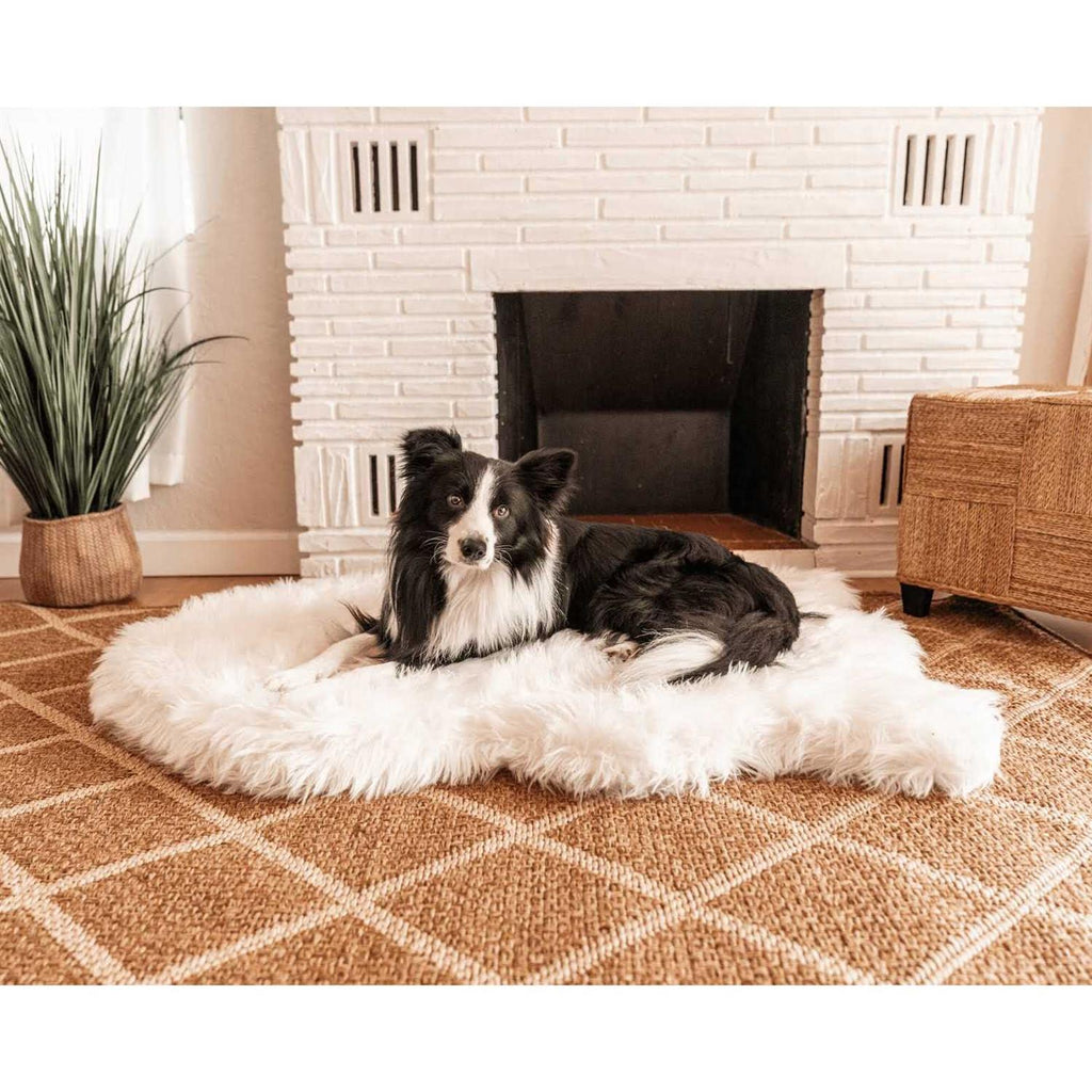 Faux Fur Orthopedic Dog Bed H970