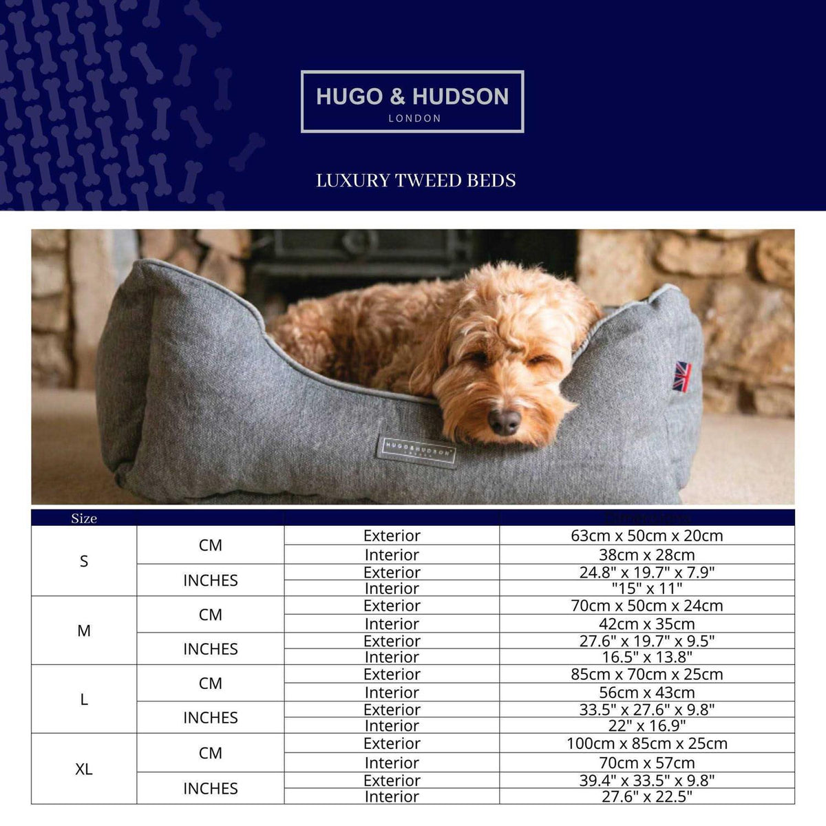 Tweed Dog Bed R713609