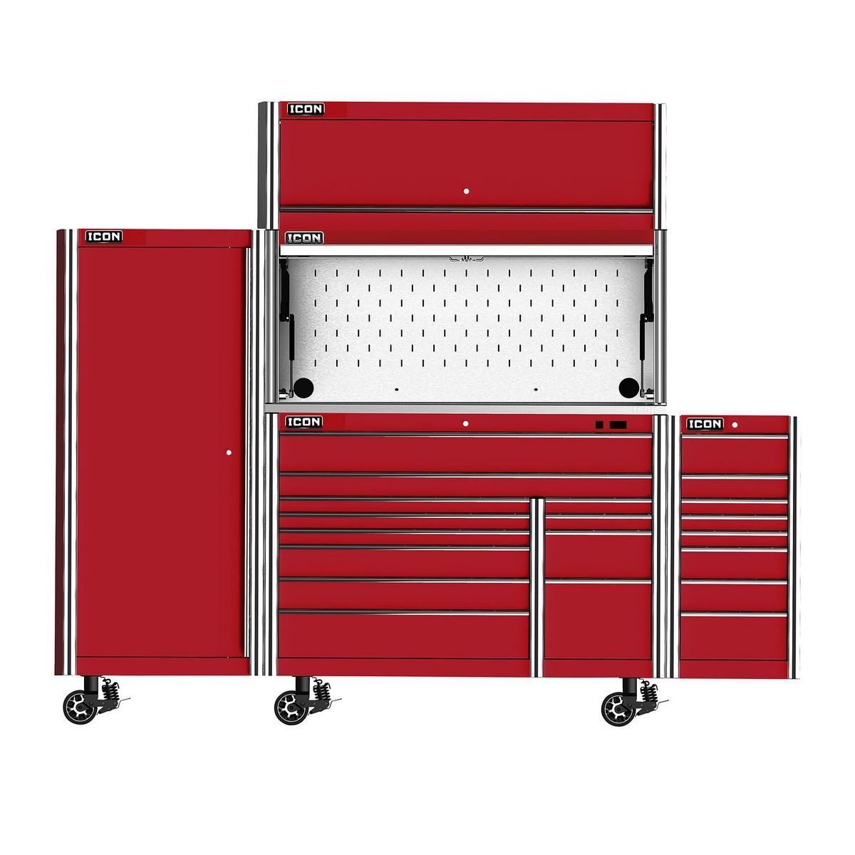 19 in. End Cab, Red K808025