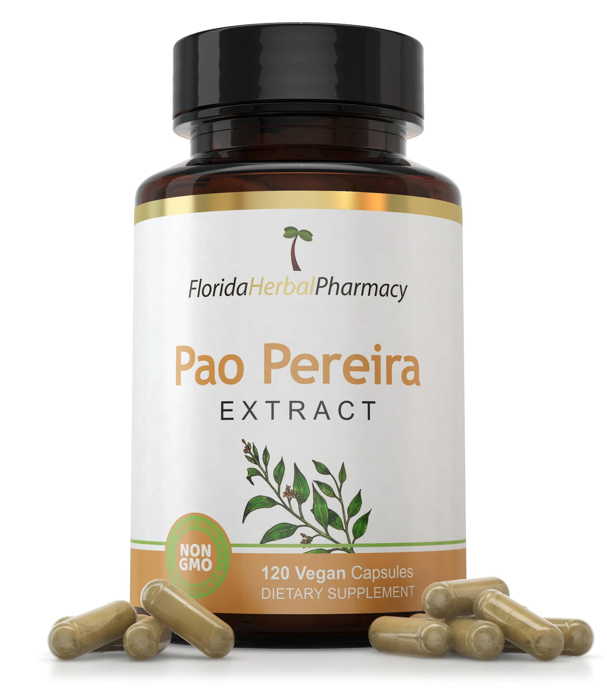 Pao Pereira Bark Extract 500 mg 120 Capsules P8275