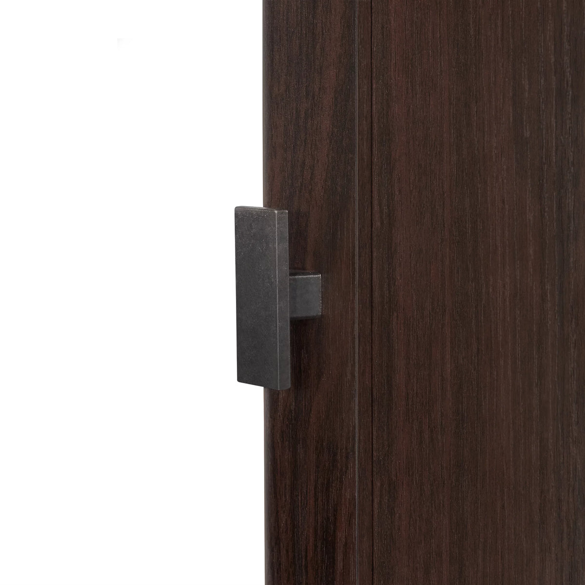 Two-Door Floor Cabinet, Dark Woodgrain O374