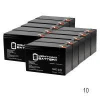 12 Volt 9 Ah SLA Battery Pack of 10 G169