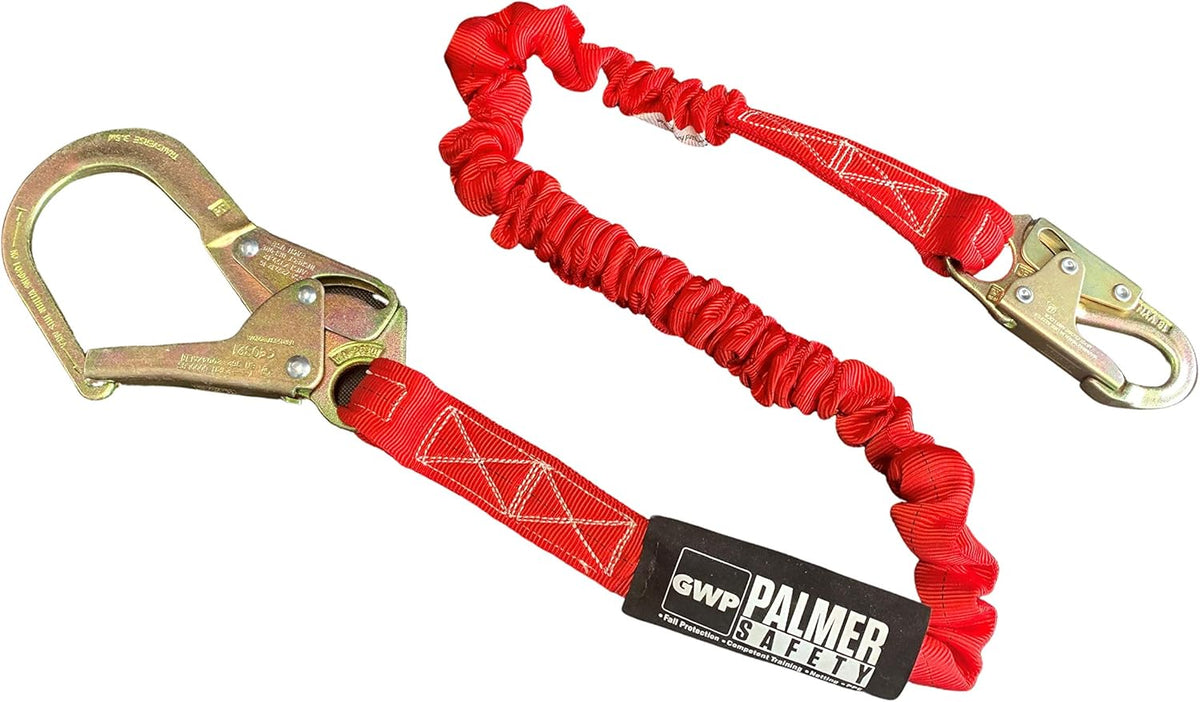 Full Body Safety Harness with 6' Safety Lanyard, Pack of 2 V367