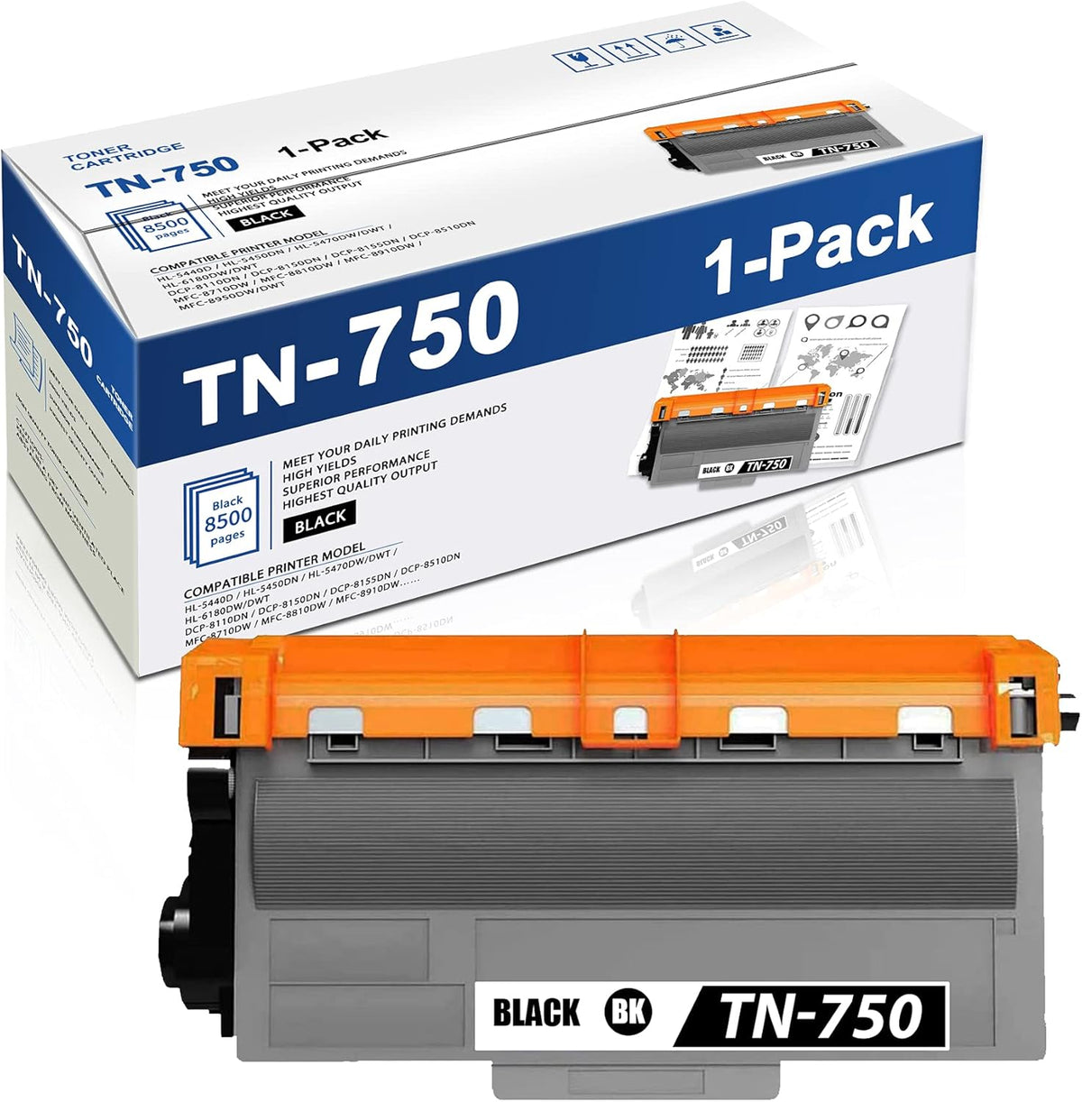 Black TN-750 Toner Cartridge N861