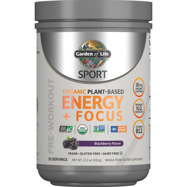 Organic Plant-Based Energy + Focus Blackberry 15.3 oz T23905