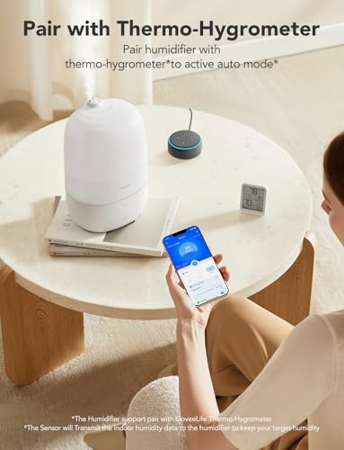 3L Cool Mist Humidifier with Essential Oil Diffuser T8083