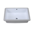 Rectangular Undermount Bathroom Sink White K420659
