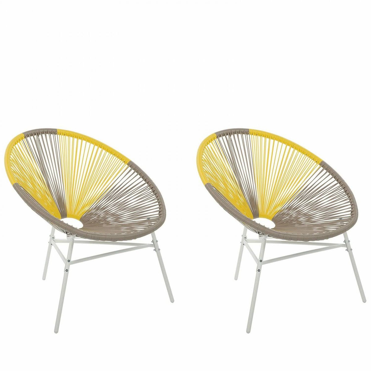 Beige Set of 2 Acapulco Accent Chairs X455116