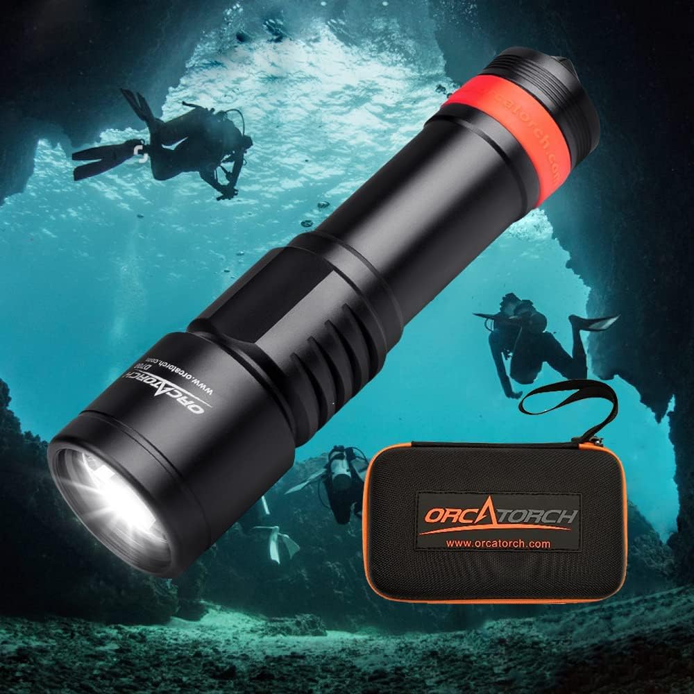 D700 Scuba Dive Light, 1700 Lumens Underwater Flashlight Y782