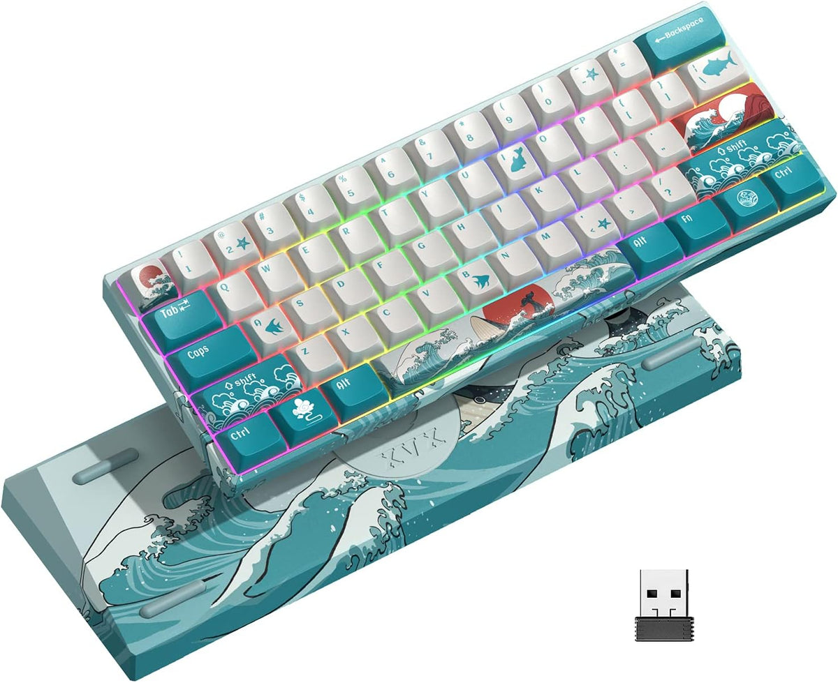 60% Wireless Mechanical Keyboard with RGB Backlit Z27266