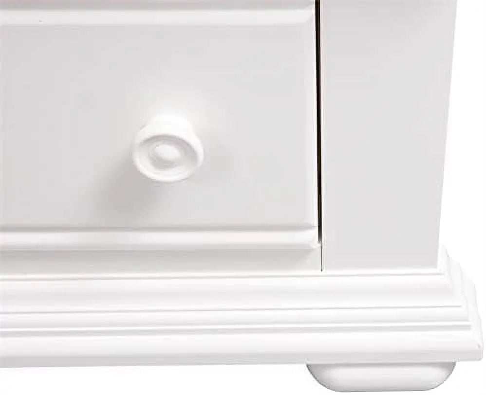 King Storage Bed in Oyster White H655