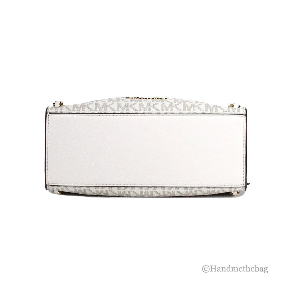 Cream Signature PVC Crossbody Bag J84163