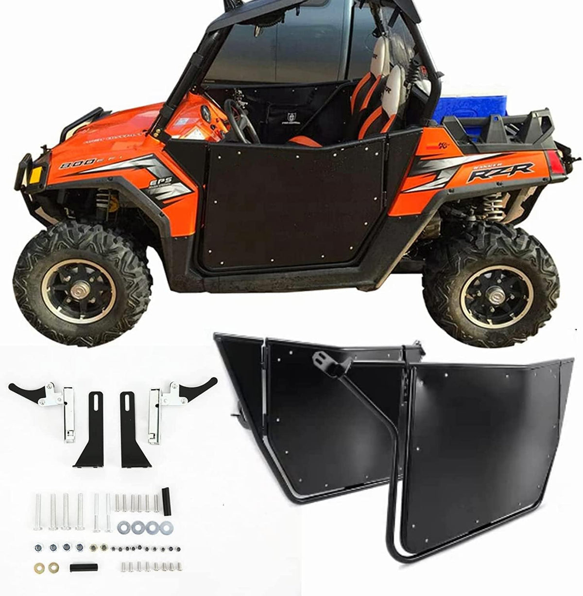 Dual Stage Metal UTV Doors 2PCS (Black) R199