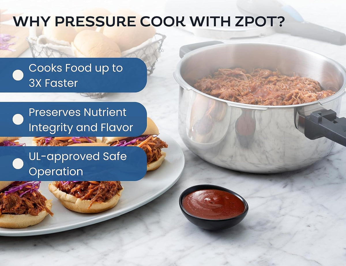 10 Quart 15-PSI Pressure Cooker And Canner T915275